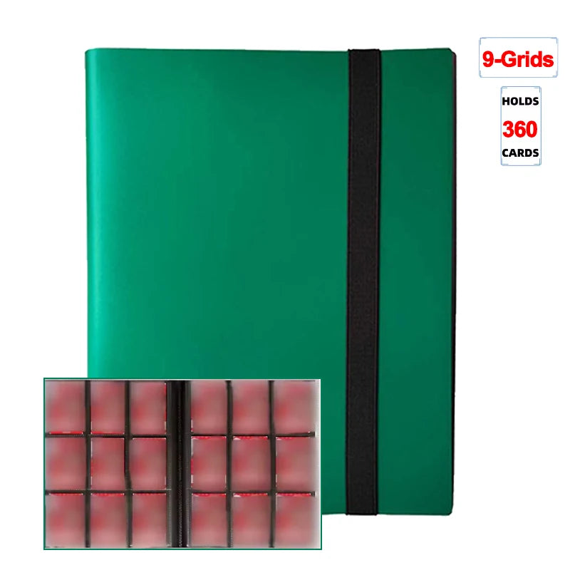 Collectible Card Binder Album – 160 / 360 / 480 Slots | 4 / 9 / 12 Pocket Trading Card Binder