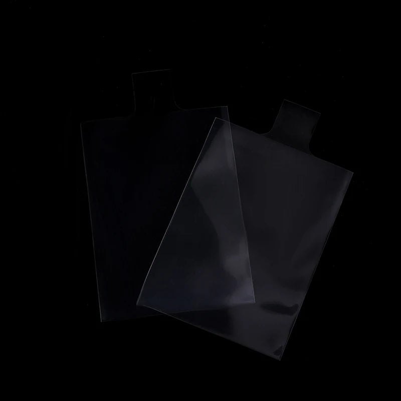 100PCS Pull Tab Soft Card Sleeves 3.54x2.56in – Easy Removal Penny Sleeves for Toploaders