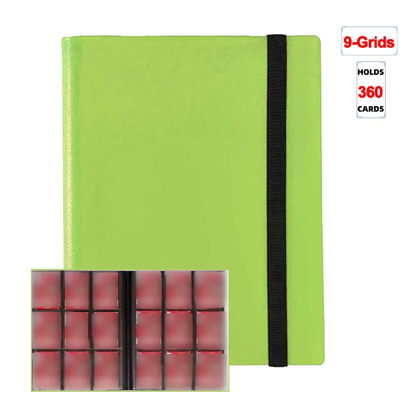 Collectible Card Binder Album – 160 / 360 / 480 Slots | 4 / 9 / 12 Pocket Trading Card Binder