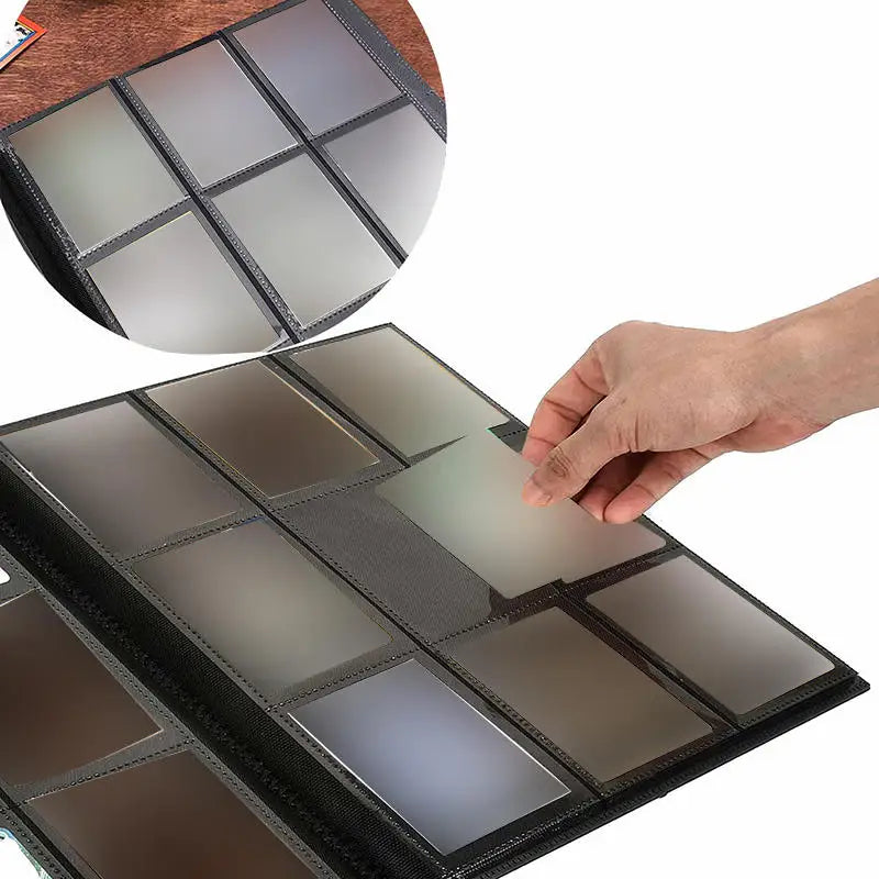 Collectible Card Binder Album – 160 / 360 / 480 Slots | 4 / 9 / 12 Pocket Trading Card Binder