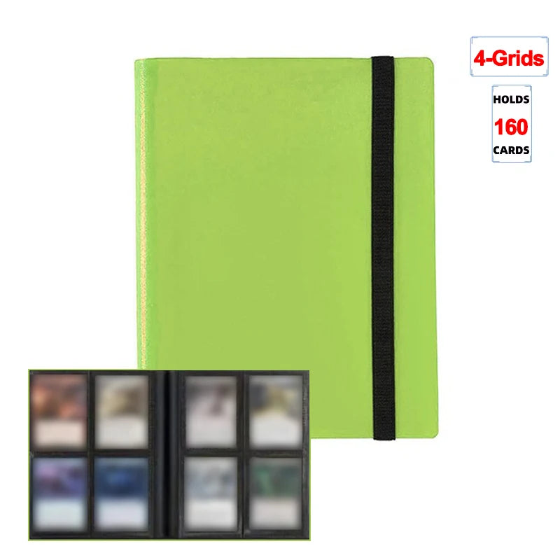 Collectible Card Binder Album – 160 / 360 / 480 Slots | 4 / 9 / 12 Pocket Trading Card Binder