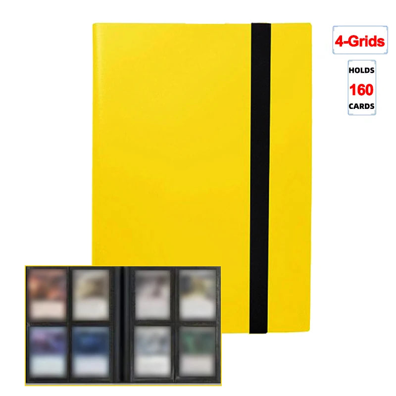 Collectible Card Binder Album – 160 / 360 / 480 Slots | 4 / 9 / 12 Pocket Trading Card Binder