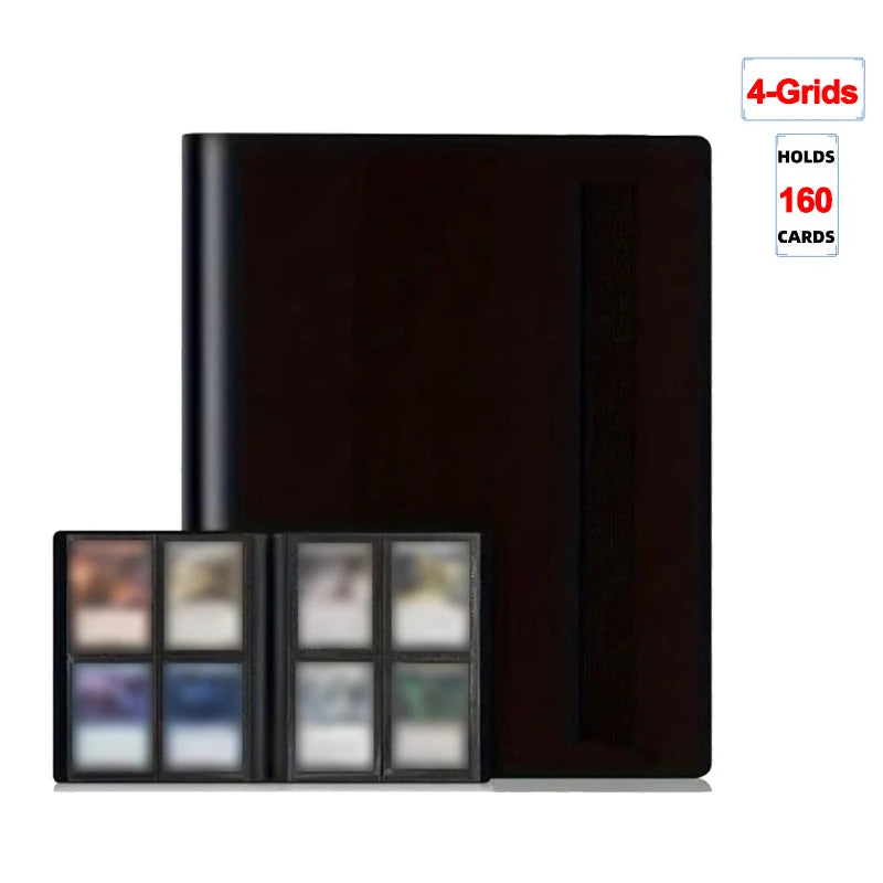 Collectible Card Binder Album – 160 / 360 / 480 Slots | 4 / 9 / 12 Pocket Trading Card Binder
