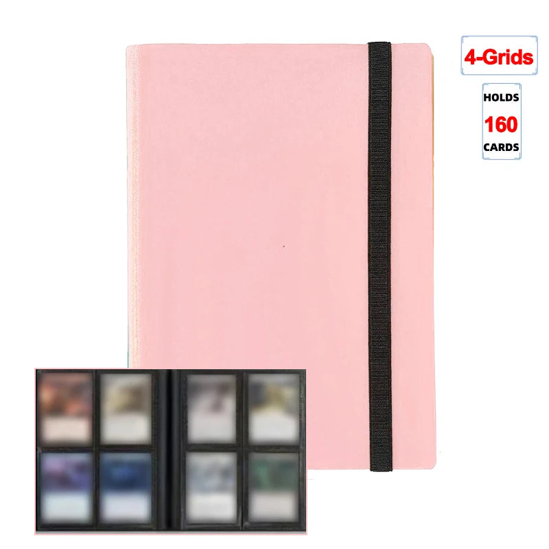 Collectible Card Binder Album – 160 / 360 / 480 Slots | 4 / 9 / 12 Pocket Trading Card Binder